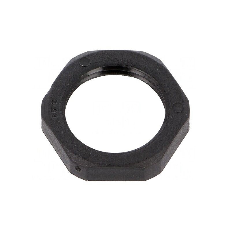 Piuliță PG11 poliamidă 6,8mm Cheie 24mm neagră -40÷100°C | Electronic-mag.ro | Componente Electronice Piuliță PG11 poliamidă 6,8mm Cheie 24mm neagră -40÷100°C | Electronic-mag.ro | Componente Electronice