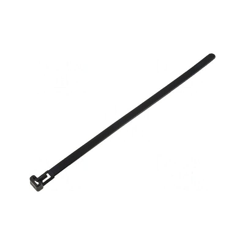 Colier strângere desfacere poliamidă 200mm x 7,6mm | Electronic-mag.ro | Componente Electronice