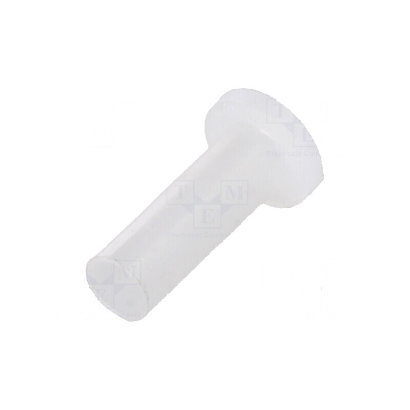 Şaibă rotundă poliamidă D4,32mm h12,7mm flanşă 7mm | Electronic-mag.ro | Componente Electronice