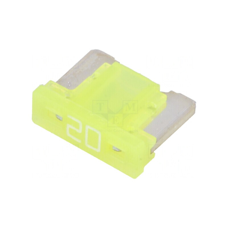 Siguranţă auto MINIVAL LOW PROFILE 20A 32VDC | Electronic-mag.ro | Componente Electronice