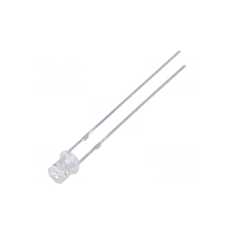 LED 3mm galben 220-330mcd 140° plat | Electronic-mag.ro | Componente Electronice