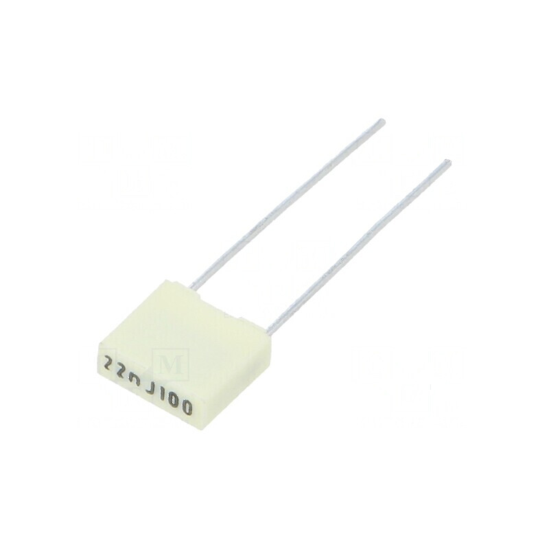 Condensator poliester 22nF 63VAC 100VDC 5mm ±5% -55÷105°C | Electronic-mag.ro | Componente Electronice