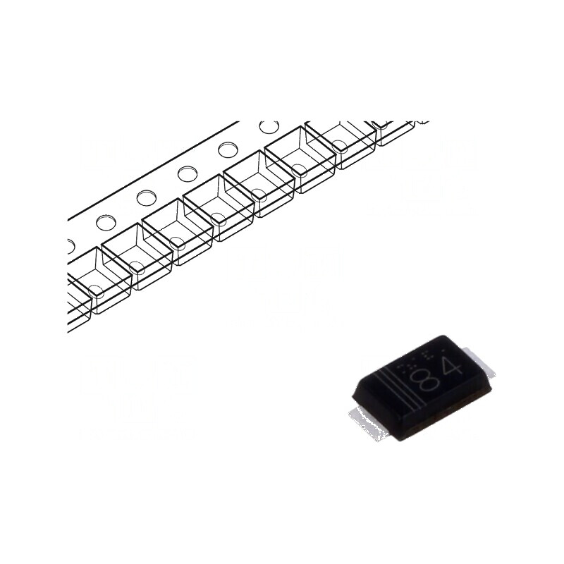Diodă redresoare SMD 600V 0,8A 35ns SOD128 Ufmax 1,45V | Electronic-mag.ro | Componente Electronice