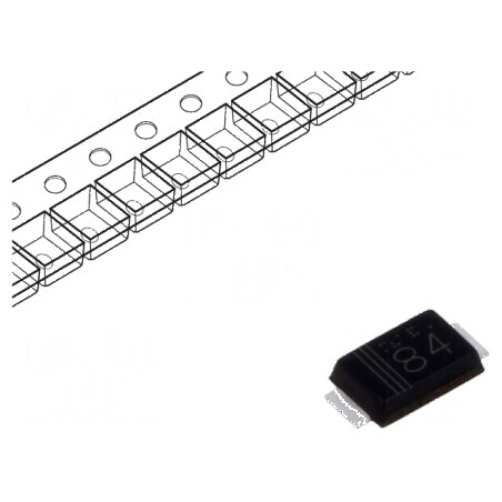 Diodă redresoare SMD 600V 0,8A 35ns SOD128 Ufmax 1,45V | Electronic-mag.ro | Componente Electronice