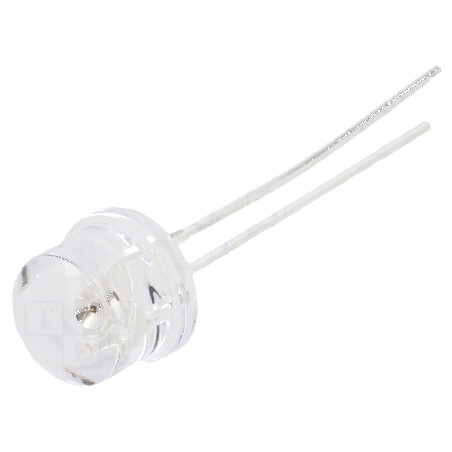 LED 8mm roșie 1560-2180mcd 100° convex | Electronic-mag.ro | Componente Electronice