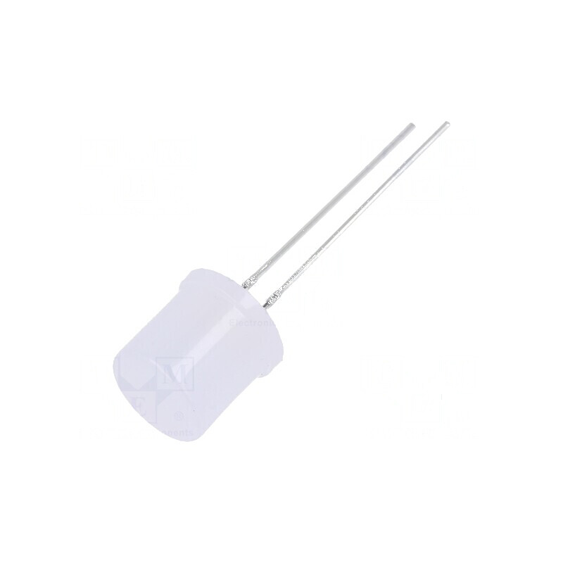 LED 10mm roșie 500-750mcd 180° plat, Nr. term: 2 | Electronic-mag.ro | Componente Electronice