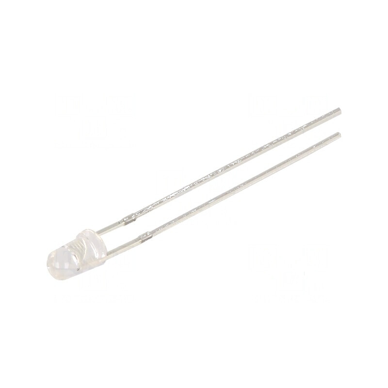 LED galben 3mm 2180mcd 30° convex | Electronic-mag.ro | Componente Electronice