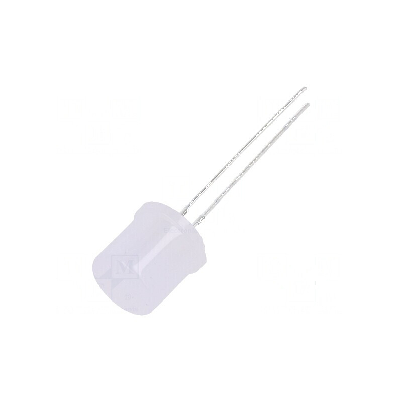 LED 10mm galben 500-750mcd 180° plat | Electronic-mag.ro | Componente Electronice
