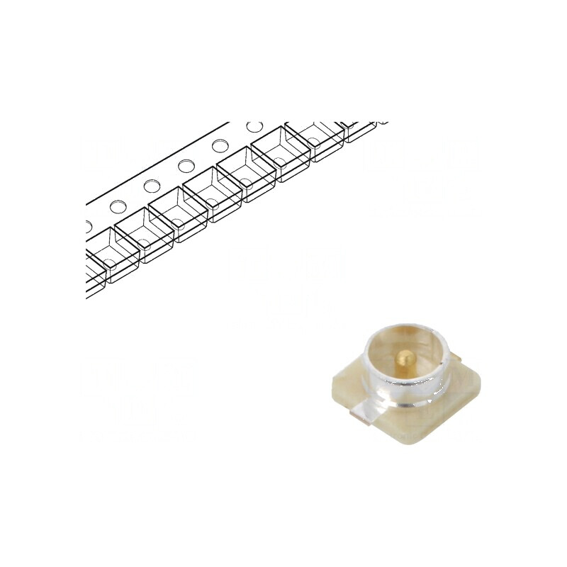 Conector U.FL (IPX/AMC) 50Ω SMT tată tăiat din rolă | Electronic-mag.ro | Componente Electronice