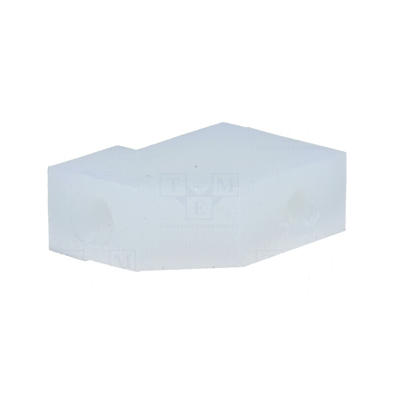 Suport de fixare poliamidă 16mm x 13mm, corp natural, lățime 6mm | Electronic-mag.ro | Componente Electronice