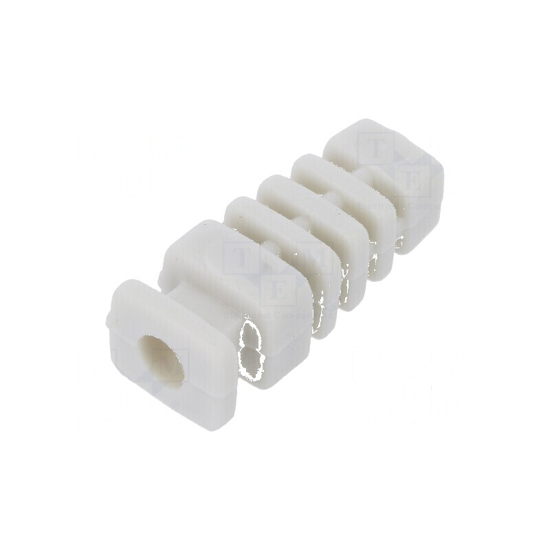 Manşon gumă 22,6mm gri deschis pentru panou max. 2,85mm | Electronic-mag.ro | Componente Electronice