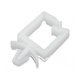 Element de prindere cu clichet din poliamidă naturală | Electronic-mag.ro | Componente Electronice