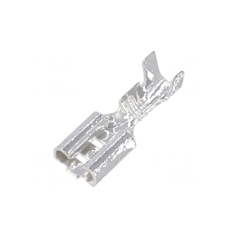 Terminal plat 4,8mm mamă 0,5mm pentru cablu 0,5÷1mm² crimpat | Electronic-mag.ro | Componente Electronice