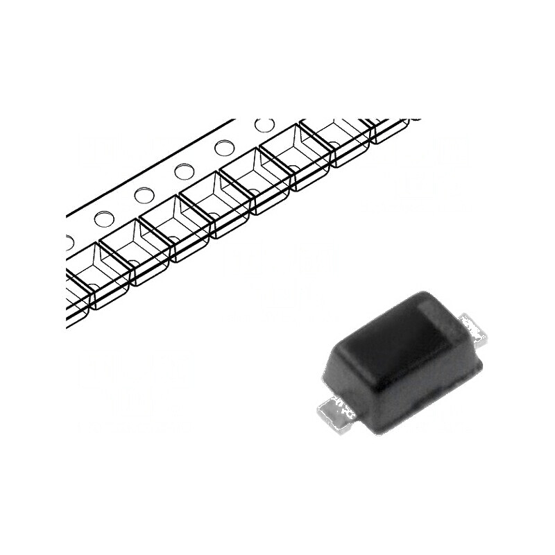Diodă comutaţie 50V 50mA 715mW SOD523 - 1 bucată | Electronic-mag.ro | Componente Electronice
