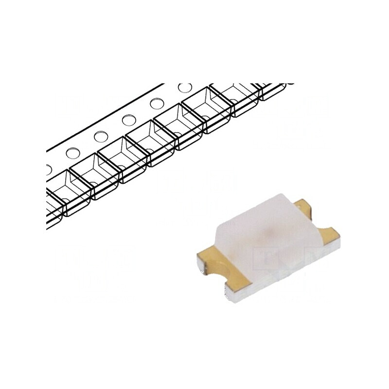 LED SMD 1206 portocalie 3,2x1,6x1,1mm 20mA 170° | Electronic-mag.ro | Componente Electronice LED SMD 1206 portocalie 3,2x1,6x1,1mm 20mA 170° | Electronic-mag.ro | Componente Electronice