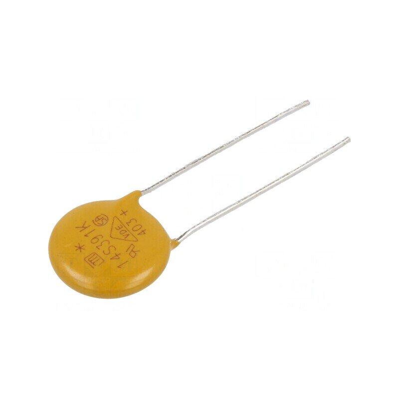 Varistor oxid de zinc THT 250VAC 320VDC 390V 6kA 140J 600mW | Electronic-mag.ro | Componente Electronice Varistor oxid de zinc THT 250VAC 320VDC 390V 6kA 140J 600mW | Electronic-mag.ro | Componente Electronice