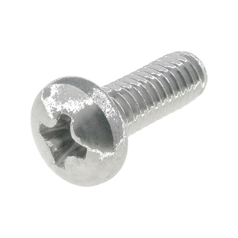 Şurub UNC 8-32 x 12,7 mm cu cap rotund Phillips PH2 | Electronic-mag.ro | Componente Electronice