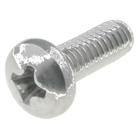 Şurub UNC 8-32 x 12,7 mm cu cap rotund Phillips PH2 | Electronic-mag.ro | Componente Electronice