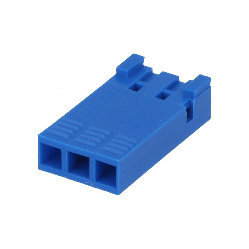 Conector cablu-placă mufă mamă PIN 3 fără contacte 2,54mm | Electronic-mag.ro | Componente Electronice