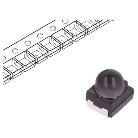 LED SMD 3528 Galben PLCC2 2600-5200mcd 3,4x3x3,8mm 30° 20mA | Electronic-mag.ro | Componente Electronice