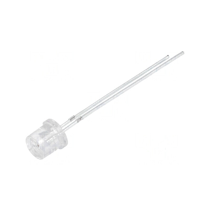 LED 5mm albastru 220-330mcd 140° plat | Electronic-mag.ro | Componente Electronice