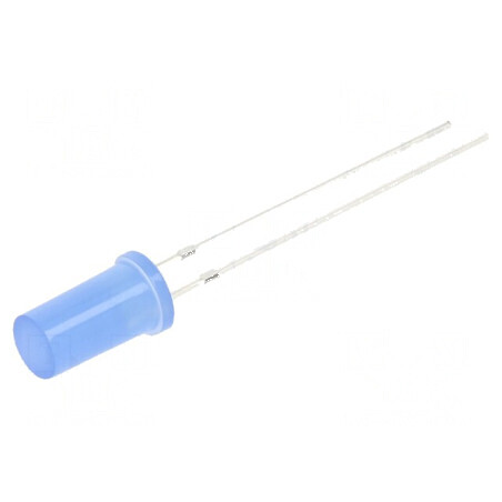 LED 5mm albastru 150-220mcd 180° plat | Electronic-mag.ro | Componente Electronice