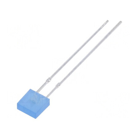 LED dreptunghiular 2x5x5mm albastru 220-330mcd 20mA | Electronic-mag.ro | Componente Electronice