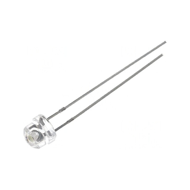 LED Alb Rece 4,8mm 500÷1120mcd 100° Convex | Electronic-mag.ro | Componente Electronice