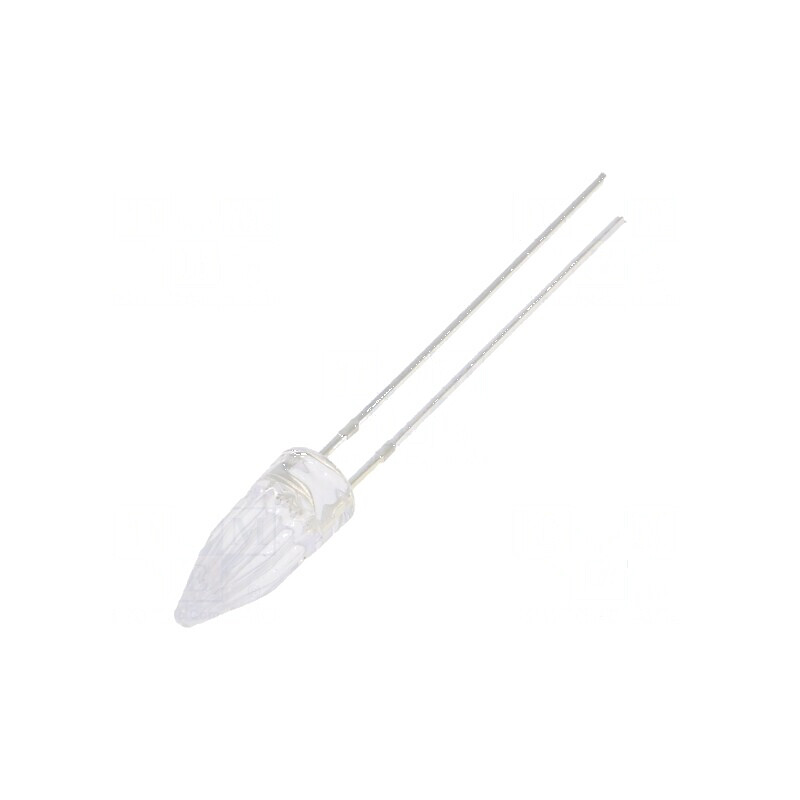 LED 5mm roșie 1120÷1560mcd 100° Rocket THT | Electronic-mag.ro | Componente Electronice