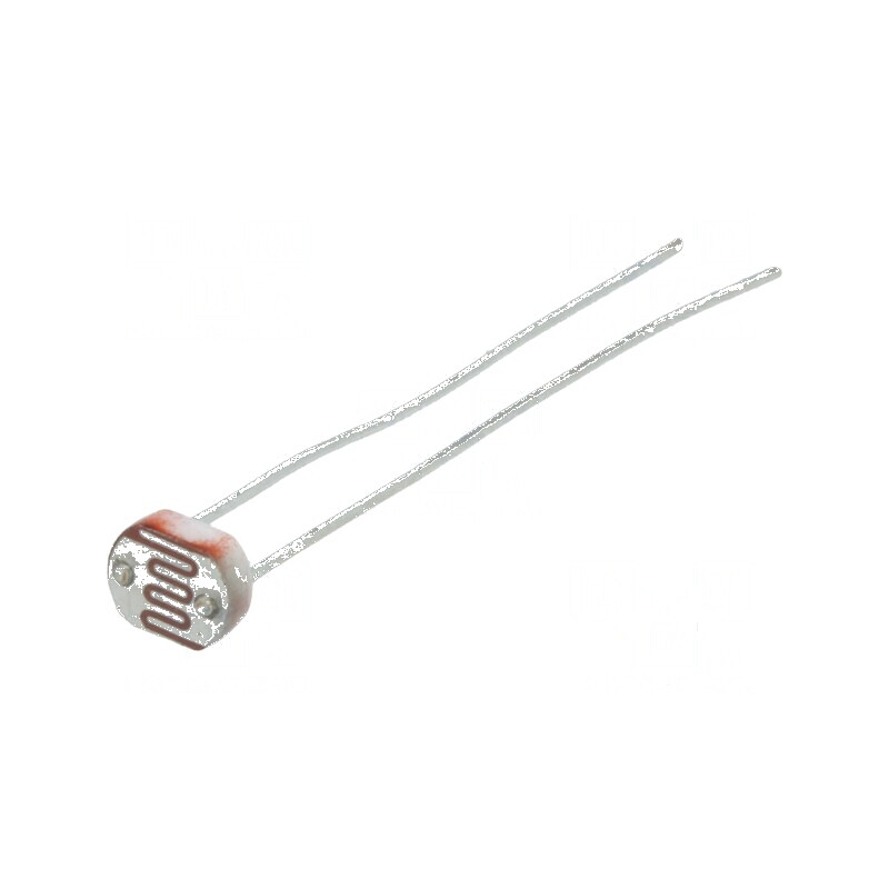 Fotorezistor 100mW 150-300kΩ 560nm THT 150VDC Ø5mm | Electronic-mag.ro | Componente Electronice