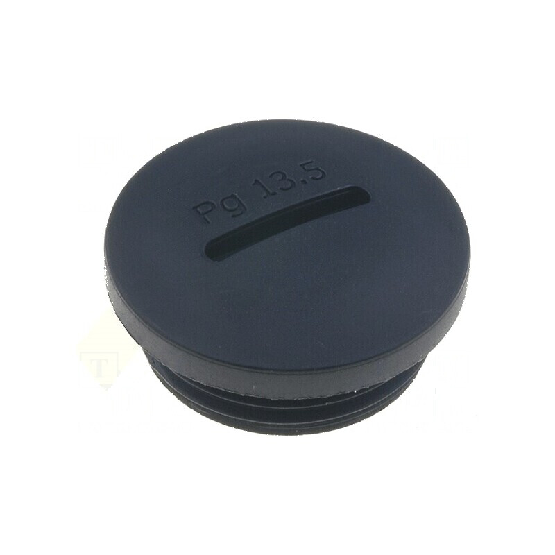 Capac de protecție PG13,5 poliamidă neagră 10,3mm | Electronic-mag.ro | Componente Electronice