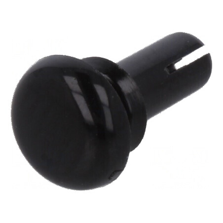 Diblu poliamidă 6,5mm negru pentru montaj | Electronic-mag.ro | Componente Electronice