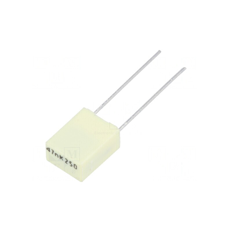 Condensator poliester 47nF 160VAC 250VDC 5mm ±10% THT R82 | Electronic-mag.ro | Componente Electronice