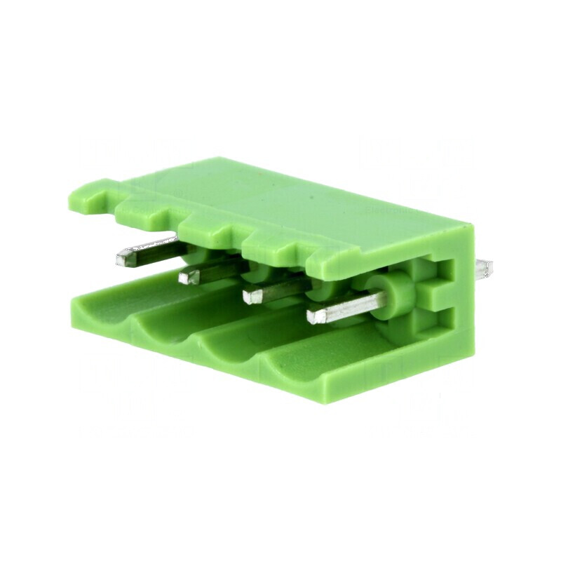Regletă de conexiuni deconectabilă 5,08mm, 4 piste | Electronic-mag.ro | Componente Electronice