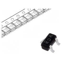 Tranzistor N-MOSFET 20V 0,63A 2A 0,15W SC75A | Electronic-mag.ro | Componente Electronice