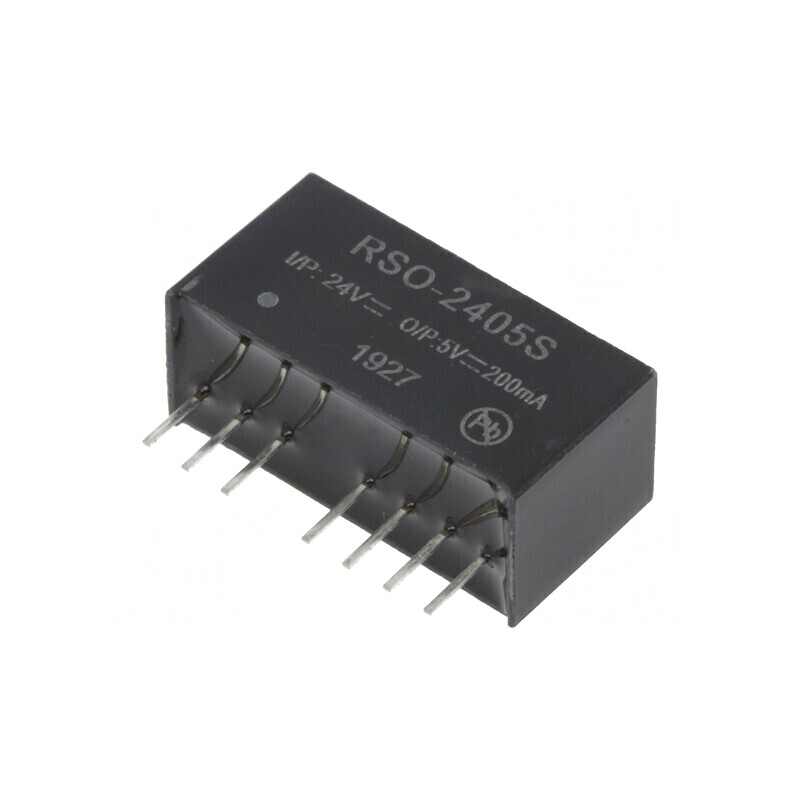 Convertor DC/DC 1W 18-36V la 5V 200mA SIP8 | Electronic-mag.ro | Componente Electronice