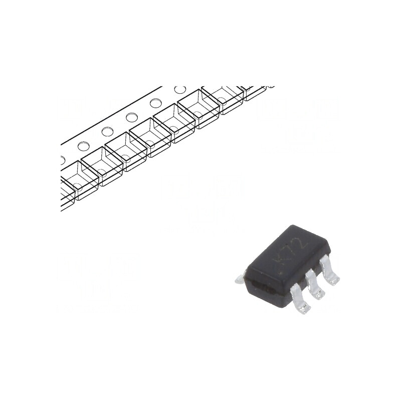 Tranzistor N-MOSFET 60V 0,215A 0,3W SOT363 x2 | Electronic-mag.ro | Componente Electronice