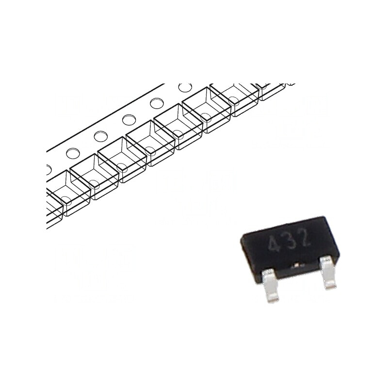 Sursă tensiune referinţă 1,24V ±0,5% SOT23-3 100mA | Electronic-mag.ro | Componente Electronice