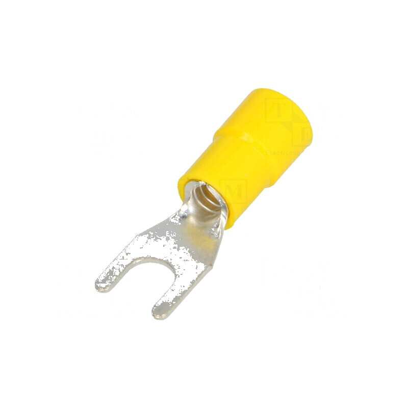 Furcă M5 Ø 5,2mm 4÷6mm2 cu cablu izolată cupru | Electronic-mag.ro | Componente Electronice