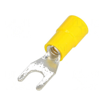 Furcă M5 Ø 5,2mm 4÷6mm2 cu cablu izolată cupru | Electronic-mag.ro | Componente Electronice