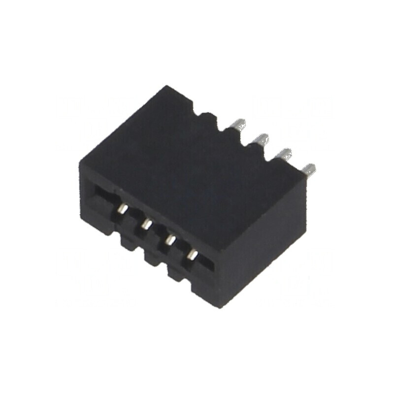Conector FFC/FPC orizontal 4 PIN Non-ZIF SMT cositorit 20mΩ | Electronic-mag.ro | Componente Electronice