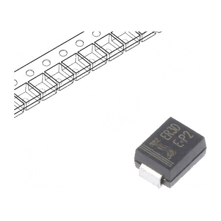Diodă redresoare SMD 200V 3A 35ns SMB Ufmax 0,9V Ifsm 112A | Electronic-mag.ro | Componente Electronice