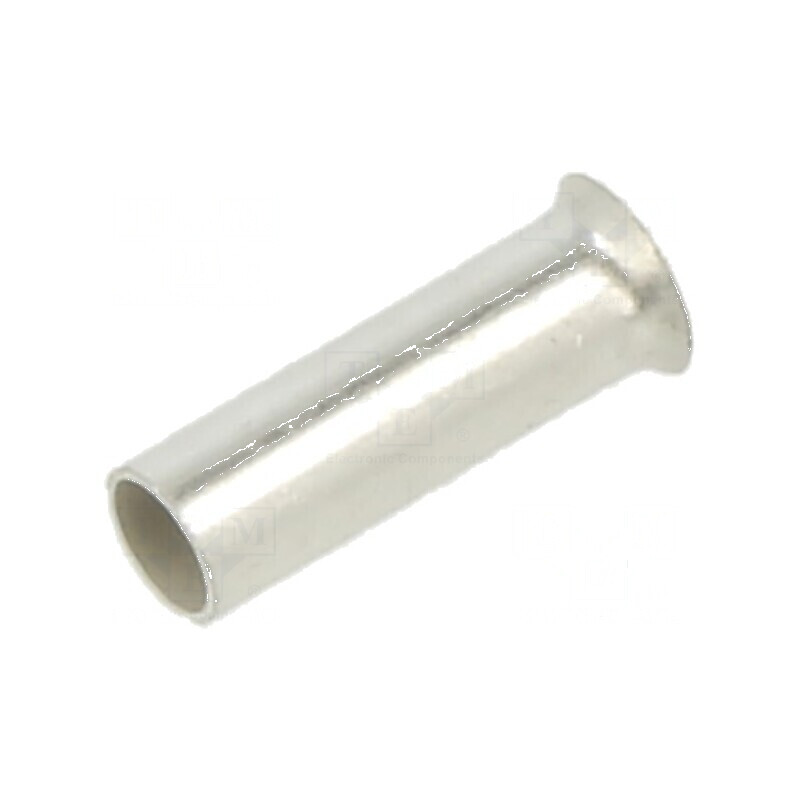 Vârf tub capăt neizolat cupru 1,5mm² cositorit crimpat | Electronic-mag.ro | Componente Electronice