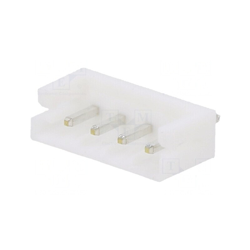 Conector cablu-placă soclu tată EH 2,5mm PIN 4 THT 250V 3A | Electronic-mag.ro | Componente Electronice