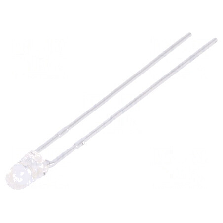 LED 3mm albastru 900-1600mcd 20° convex | Electronic-mag.ro | Componente Electronice