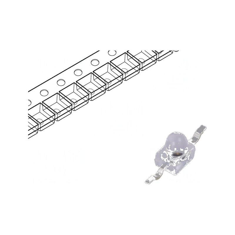 Emițător IR 1,9mm transparent 25° SMD 940nm 65mA | Electronic-mag.ro | Componente Electronice