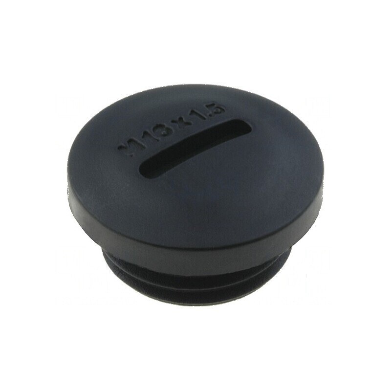 Capac de protecție M16 1,5 poliamidă neagră H 10,5mm | Electronic-mag.ro | Componente Electronice