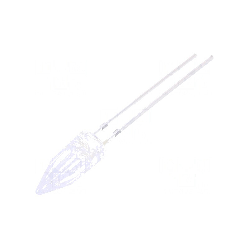 LED 5mm roșie 1120mcd 100° Rocket | Electronic-mag.ro | Componente Electronice