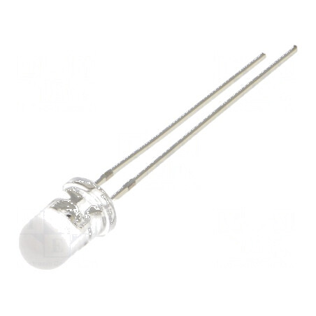 LED 5mm Albastru 1560-2180mcd 100° Convex | Electronic-mag.ro | Componente Electronice