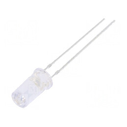 LED 5mm Albastru 500-750mcd 50° Plat | Electronic-mag.ro | Componente Electronice